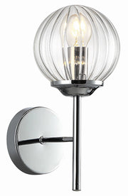Applique Candellux BEST E14 40W cromo vetro trasparente