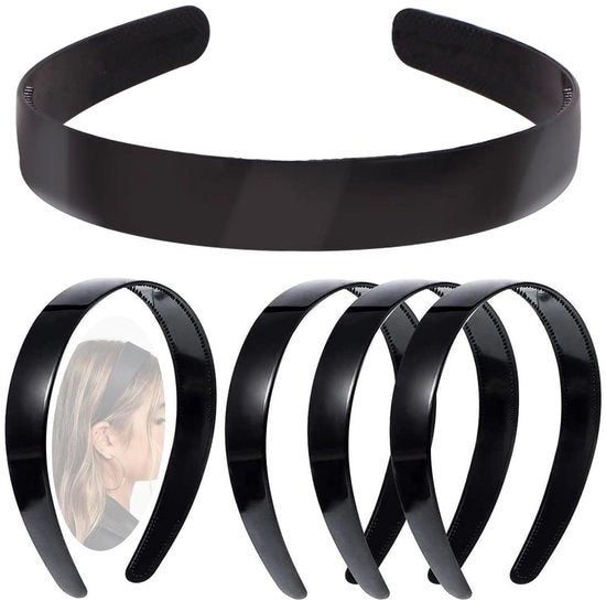 Accessori capelli in plastica 2 cm larghi - 5 pezzi - Tendine antiscivolo - Facili da applicare - Accessori capelli eleganti - Ideali per donne