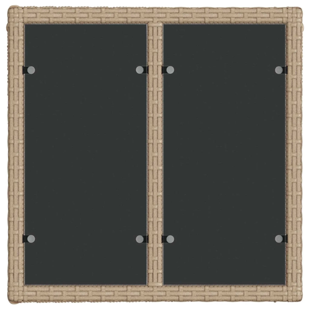 Set Divano da Giardino 6 pcs Beige polyrattan 3435966