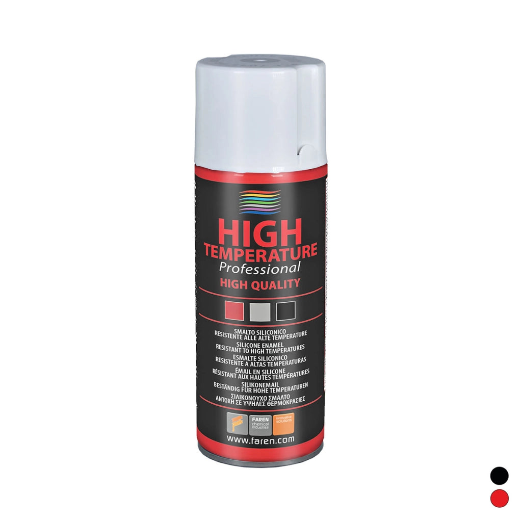 SPRAY ALTA TEMPERATURA- Nero 400 ml- FAREN- pezzi 1