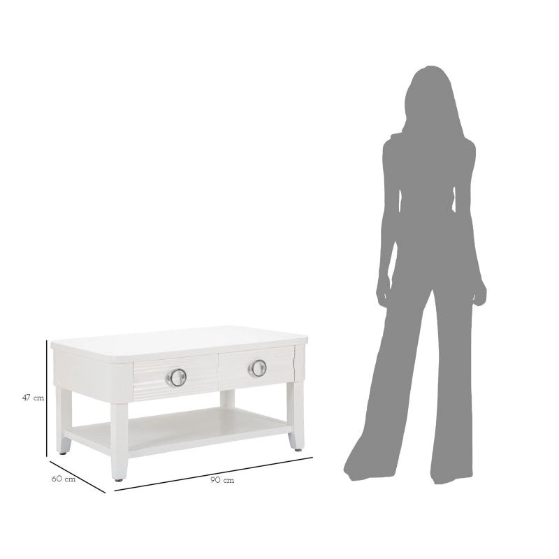 Tavolo Da Caffe' cm 90x60x47