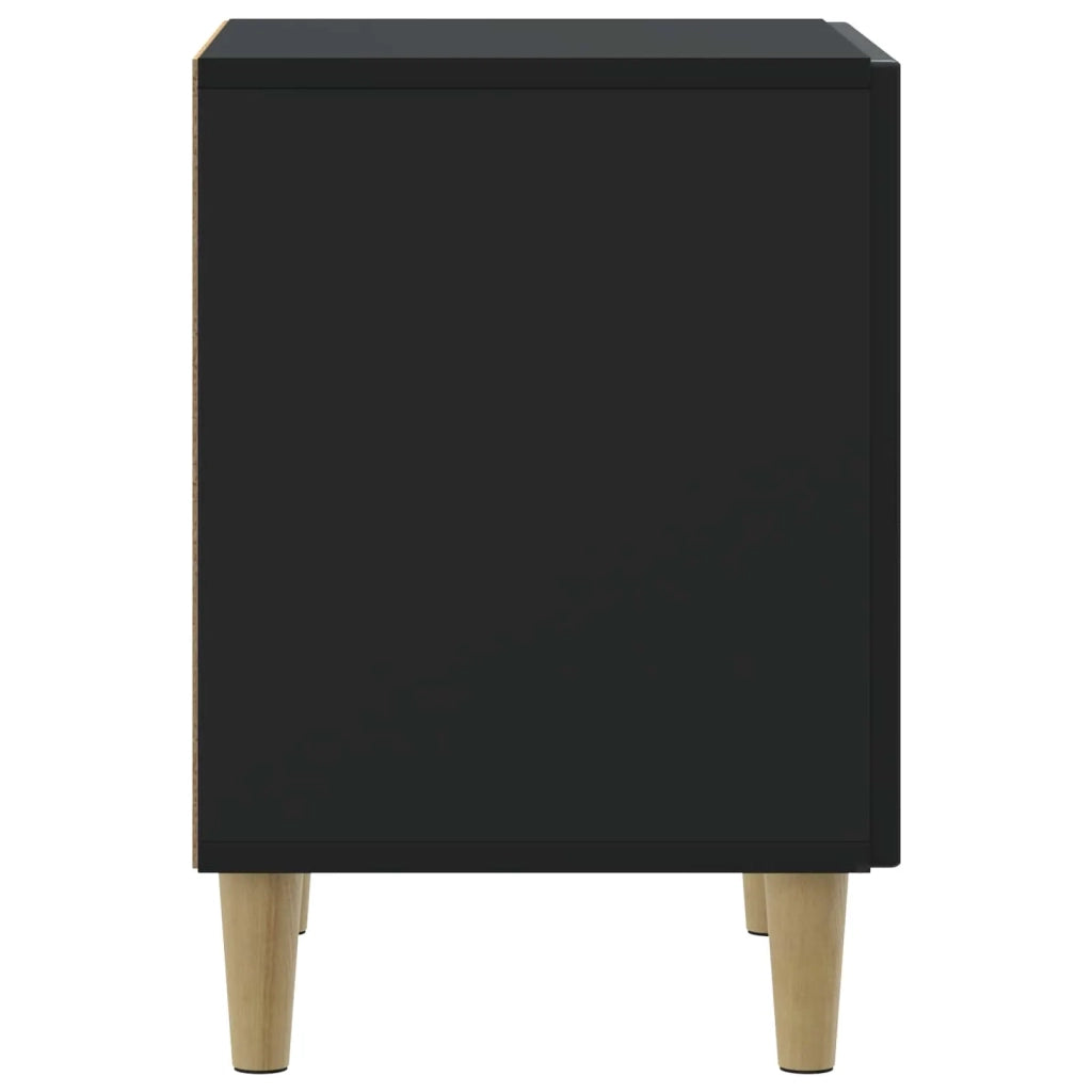 Set di 2 Comodini | Armadio da Notte | Mobiletto da notte Nero 43 x 34,5 x 50 cm