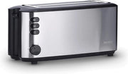 Toaster Automatico 1.400 W Acciaio Inossidabile Nero - Alta Qualità e Rapido