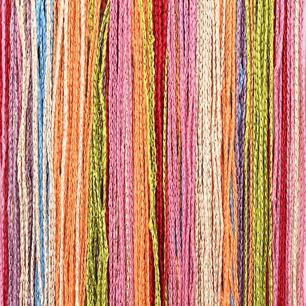 Tende a Filo 2 pz Multicolore 140x250 cm