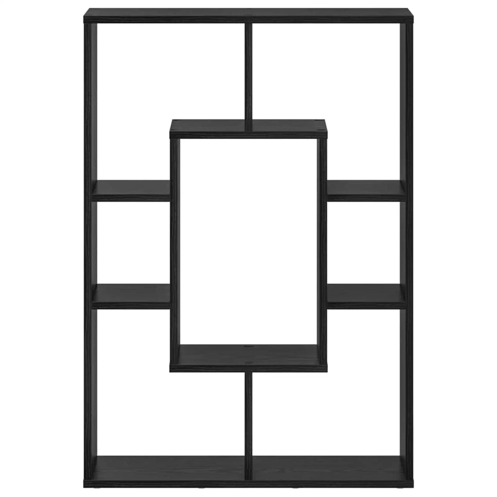 Armadio per Libri Rovere Nero 63 x 20 x 90 cm Legno multistrato 879673
