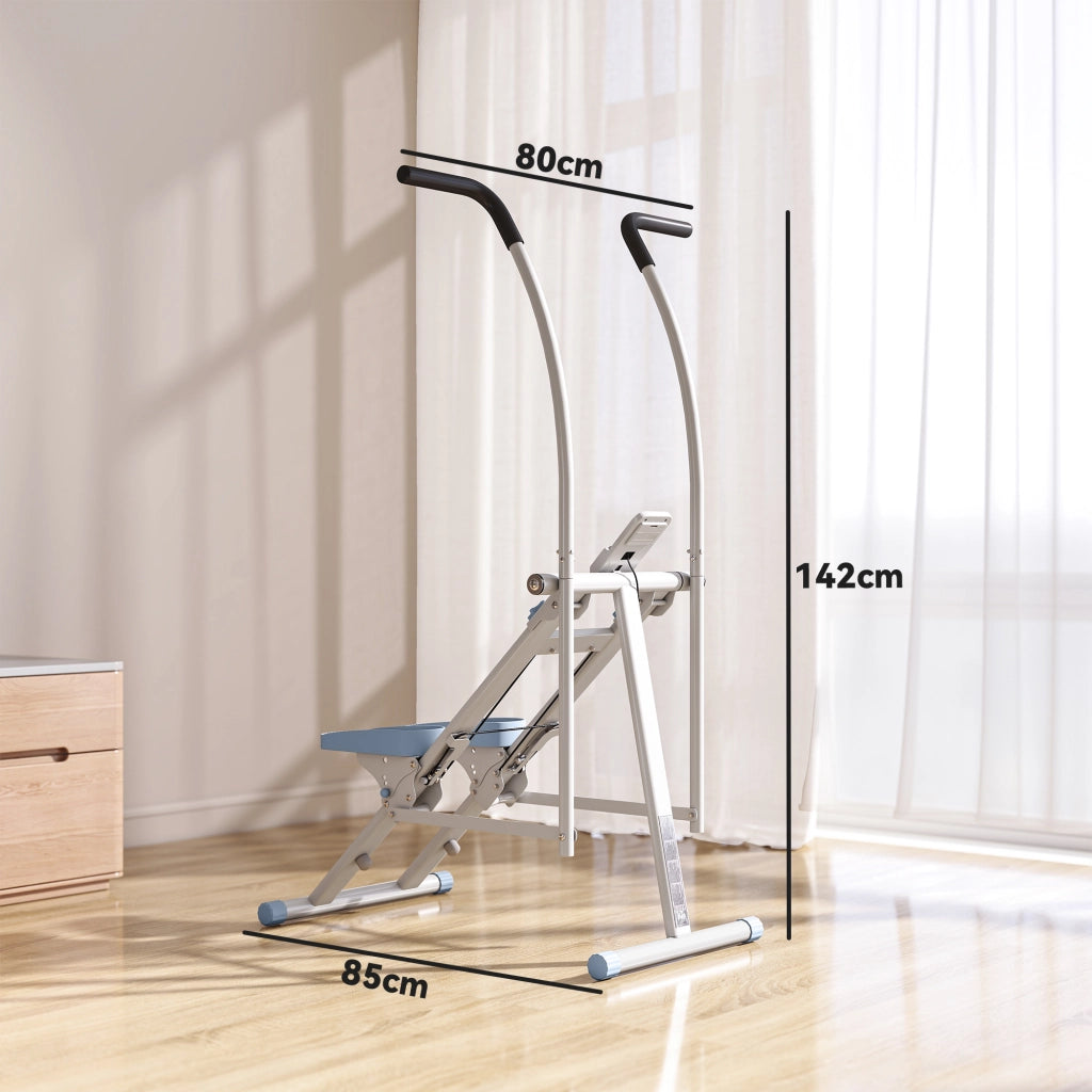 Stepper Fitness Pieghevole ¨C Xylo ¨C LCD Display 85x80x142cm Bianco
