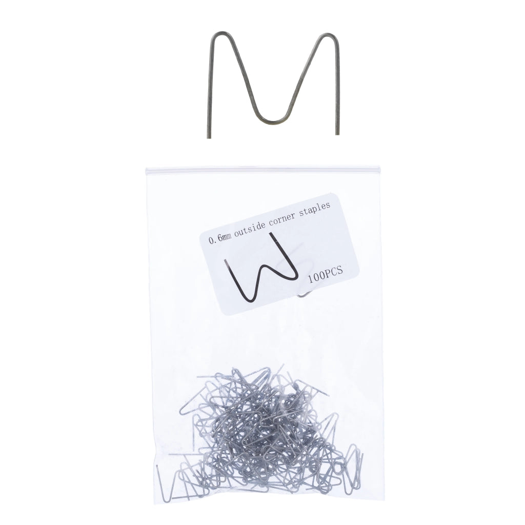 Graffette per Plastica Rosfix – 8 Tipi, 800 Pezzi | Diametro 0.8/0.6mm, Acciaio al Carbonio