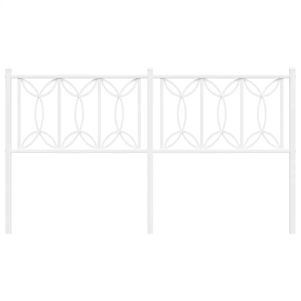 Testiera di Ricambio in Metallo Bianco 150 cm 376211