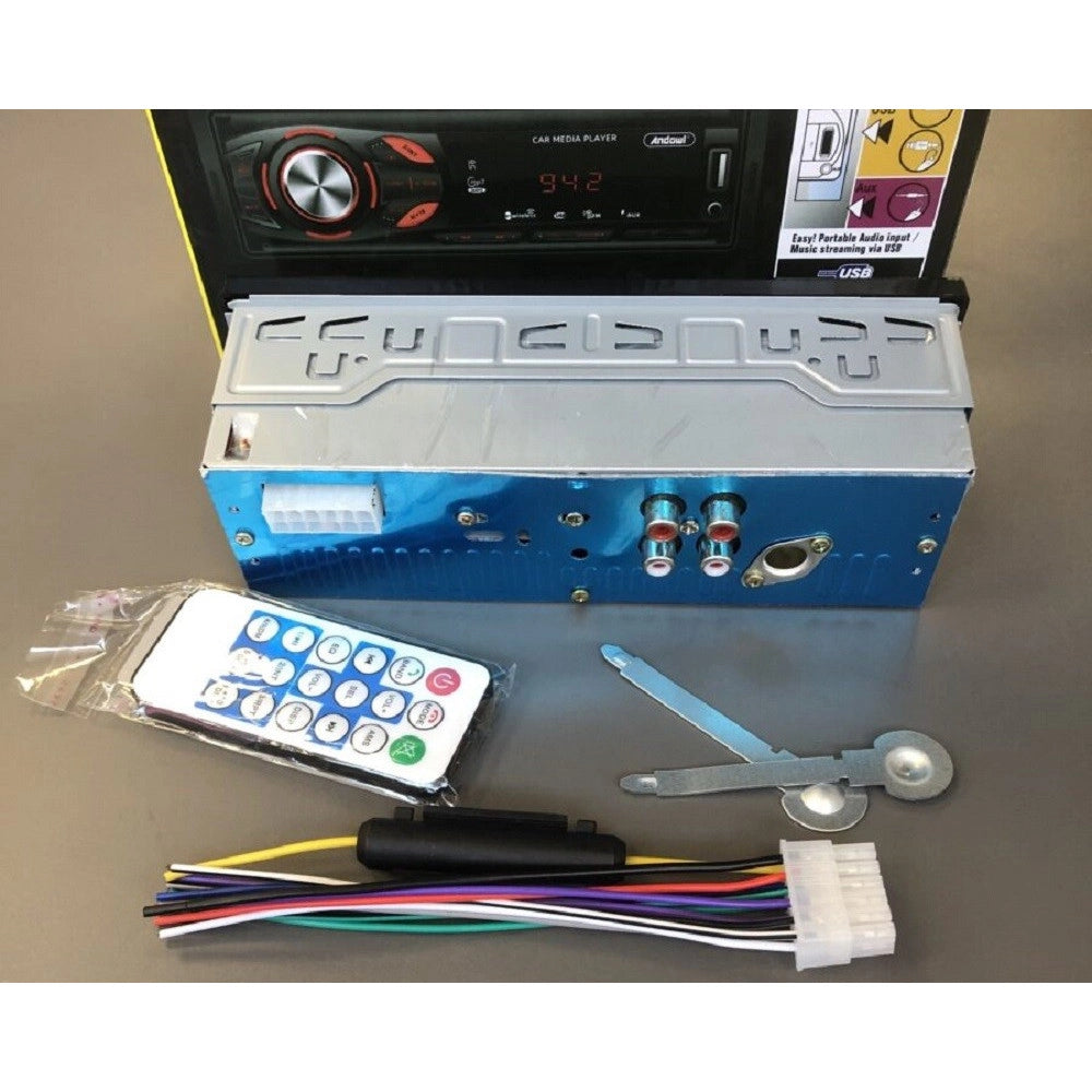 Trade Shop - Autoradio Stereo Sistema Audio Per Auto Universale 1 Din Bluetooth/aux/usb Ca001 -