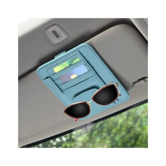 Organizzatore per ombrello - Materiale PU - Supporto per cartelli - Custodia per occhiali - Accessori interni - 12,5 x 15,5 cm - Universale