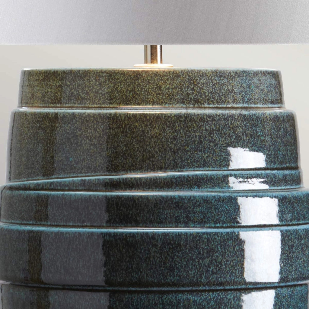 Lampada da tavolo in porcellana blu Neptune E27 60W Elstead