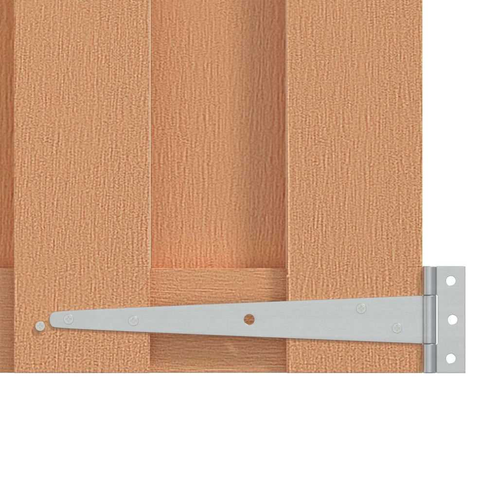 Cancello da giardino 100 x 80 cm WPC e Alluminio Marrone CFW5982865