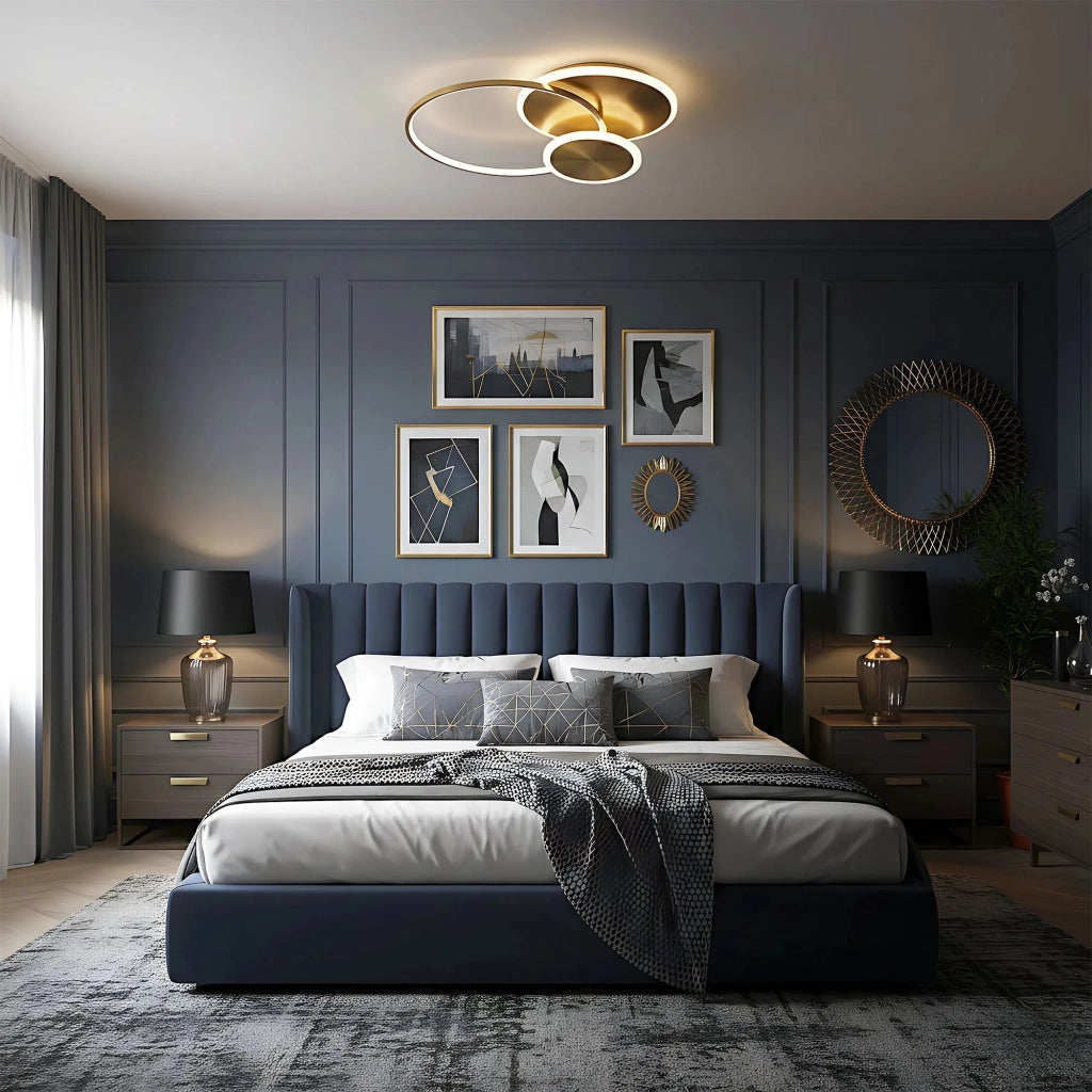 Lampada Da Soffitto App1711-c Brush Gold Led