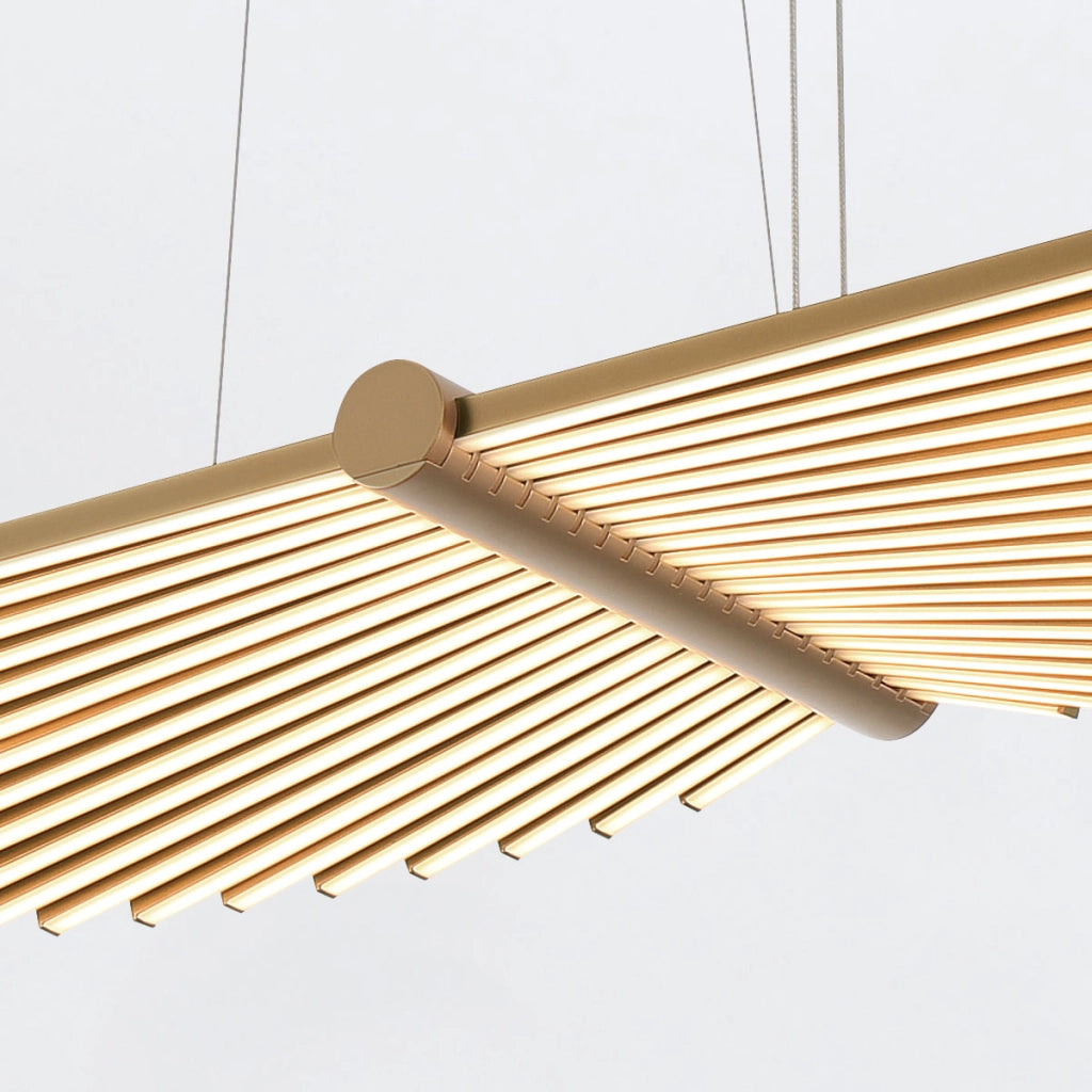 Lampadario LED Seraph Quintiesse oro spazzolato 57W