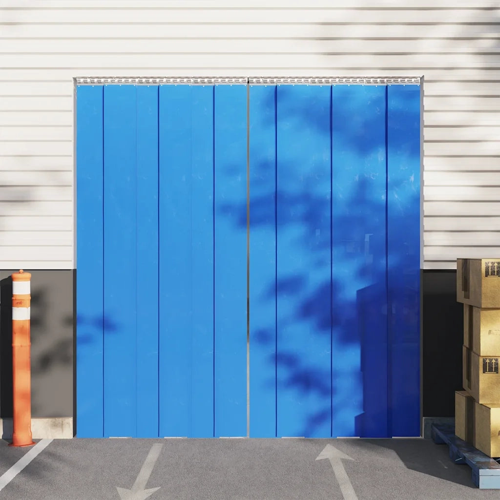 Tenda per Porte Blu 200 mm x 1,6 mm 25 m in PVC