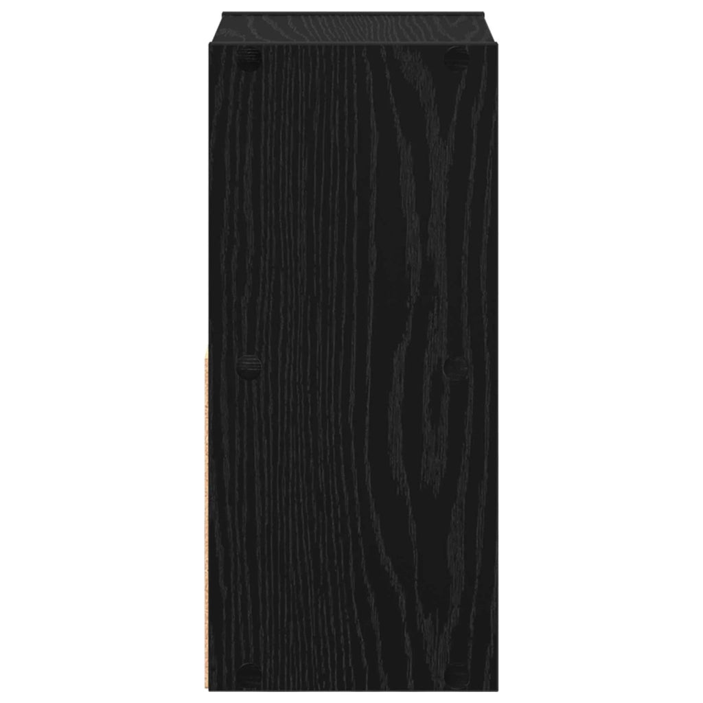 Comodino Rovere Nero 25,5 x 22 x 49,5 cm Legno multistrato 8000598