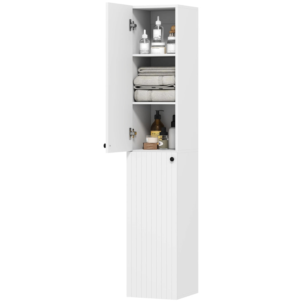 Mobile da bagno a parete ¨C Xylo ¨C bianco MDF 6 ripiani
