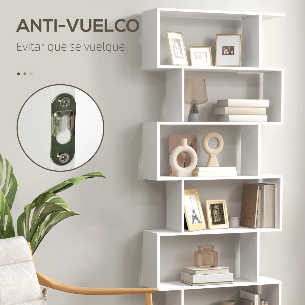 Libreria Moderna ¨C Minimal ¨C 80x23x192 Bianco