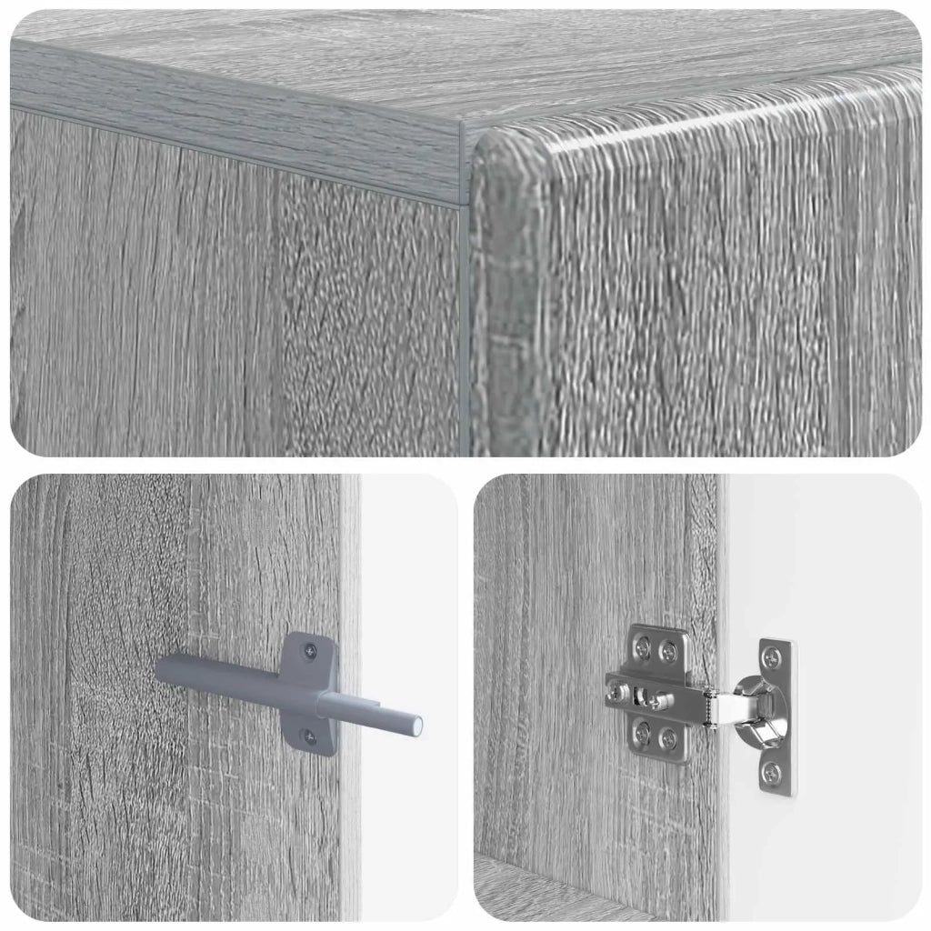 Mobile TV Sonoma grigio Legno ingegnerizzato 897561