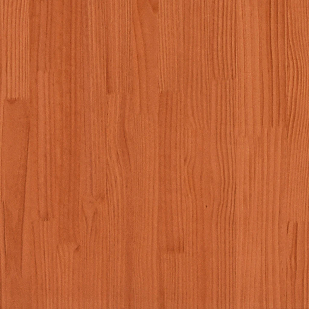 Letto senza Materasso-Struttura Letto Marrone Cera 100x200 cm in Legno di Pino 130110