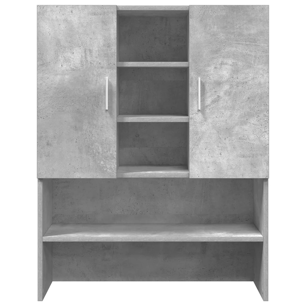 Mobile per Lavatrice Grigio Cemento 70,5x25,5x90 cm 856636