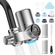 Pompa per l'acqua con 2 filtri e display LED per acqua potabile