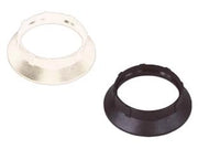 GHIERA TERMOPLASTICA PER PORTALAMPADA E14- - colore nero - 10 pezzi