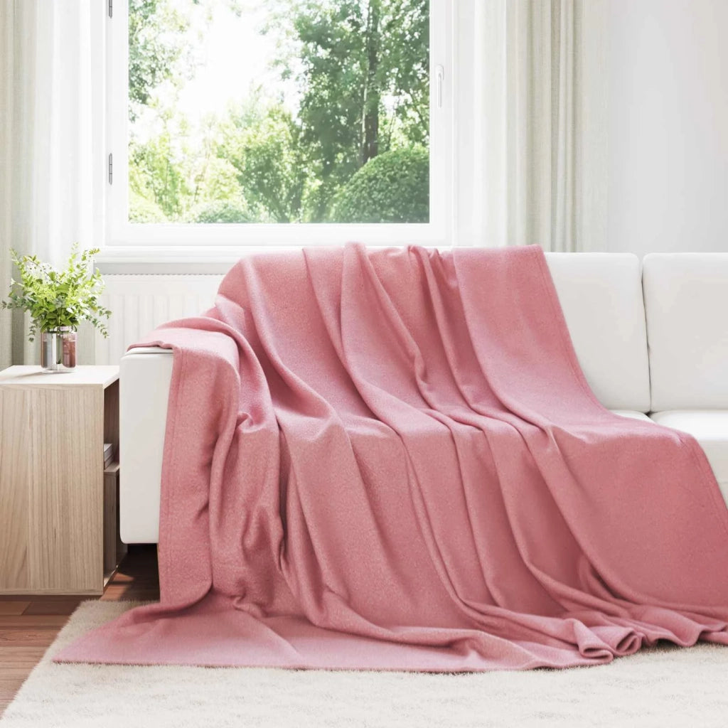Coperta Rosa 270 x 240 cm Panno