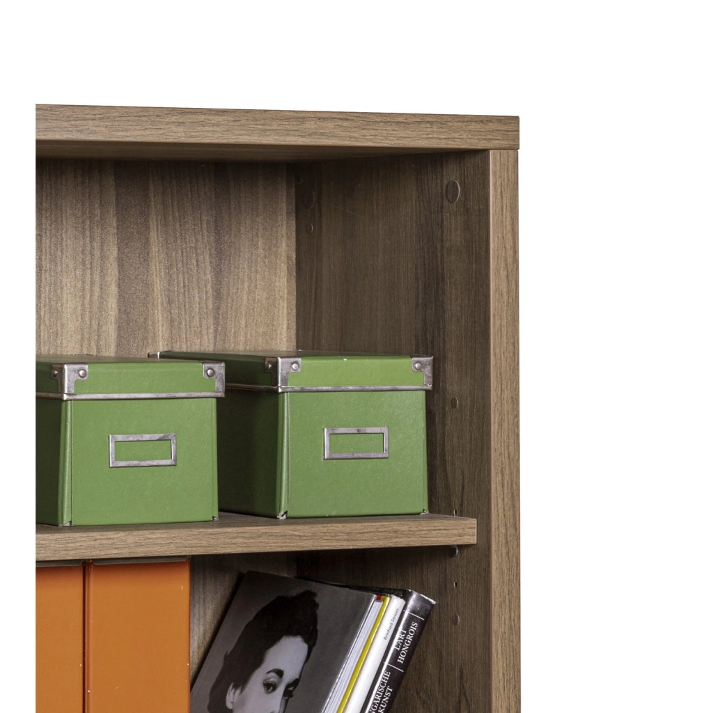 LIBRERIA DAVINCI 81,5X35,5XH112CM NOCE BRERA