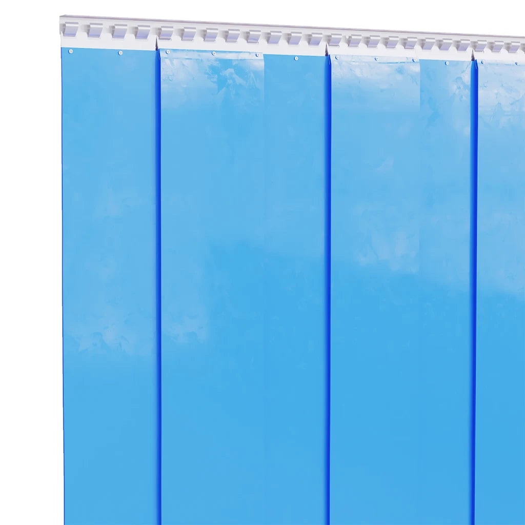Tenda per Porte Blu 200 mm x 1,6 mm 25 m in PVC