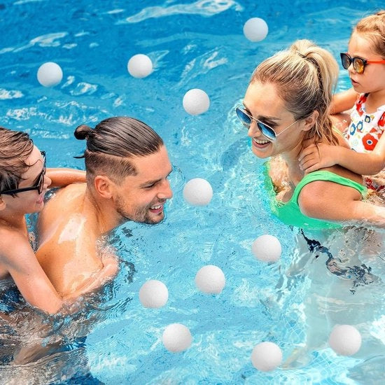 Eliminazione Schiuma - 4 Pezzi - Riciclabile - 3 Pollici - Filtro per Piscina - Spongia per Filtro - Lavabile - Assorbente Olio - Filtro Galleggiante - Piscine Hot Tub Bagni Termali.