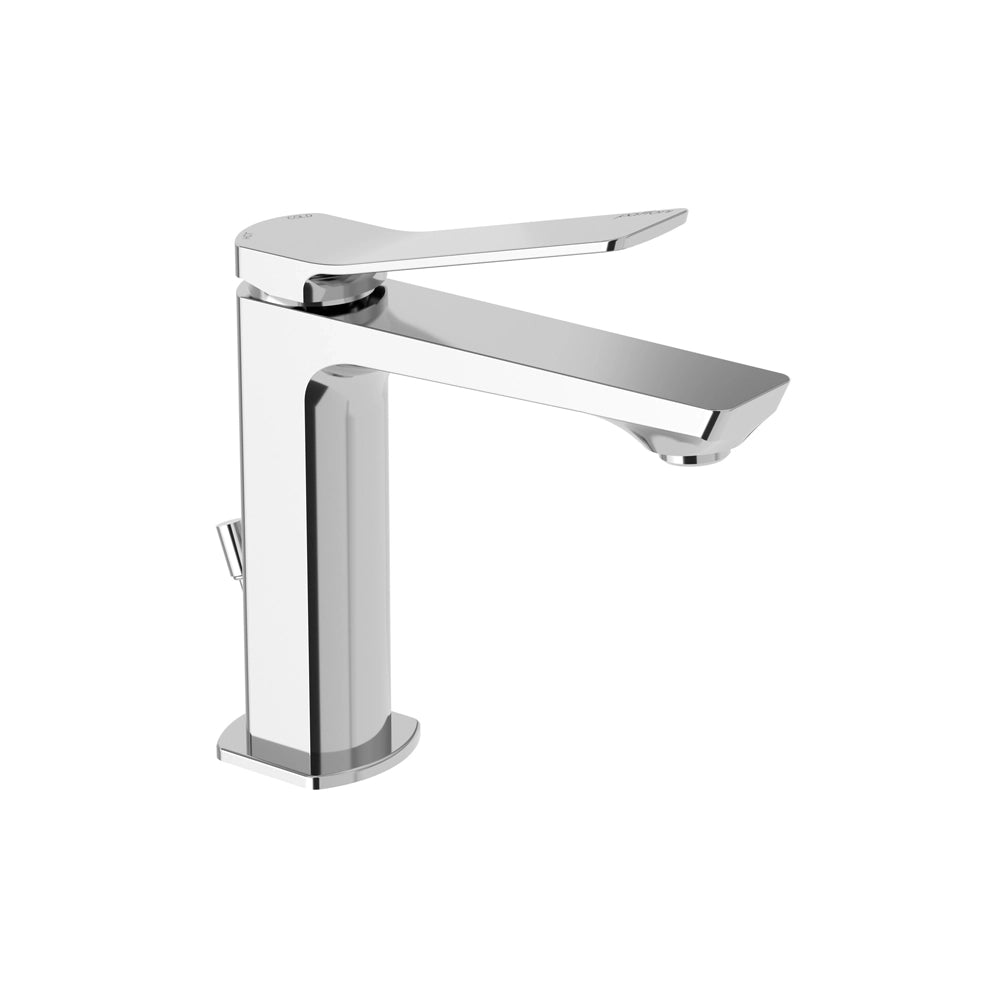 Paffoni coppia miscelatori lavabo e bidet scarico automatico cromato mod. Tilt