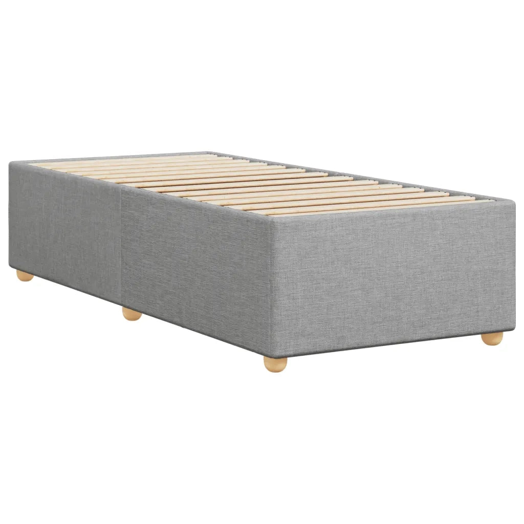 Giroletto senza Materasso Grigio Chiaro 80x200 cm Tessuto 3284687