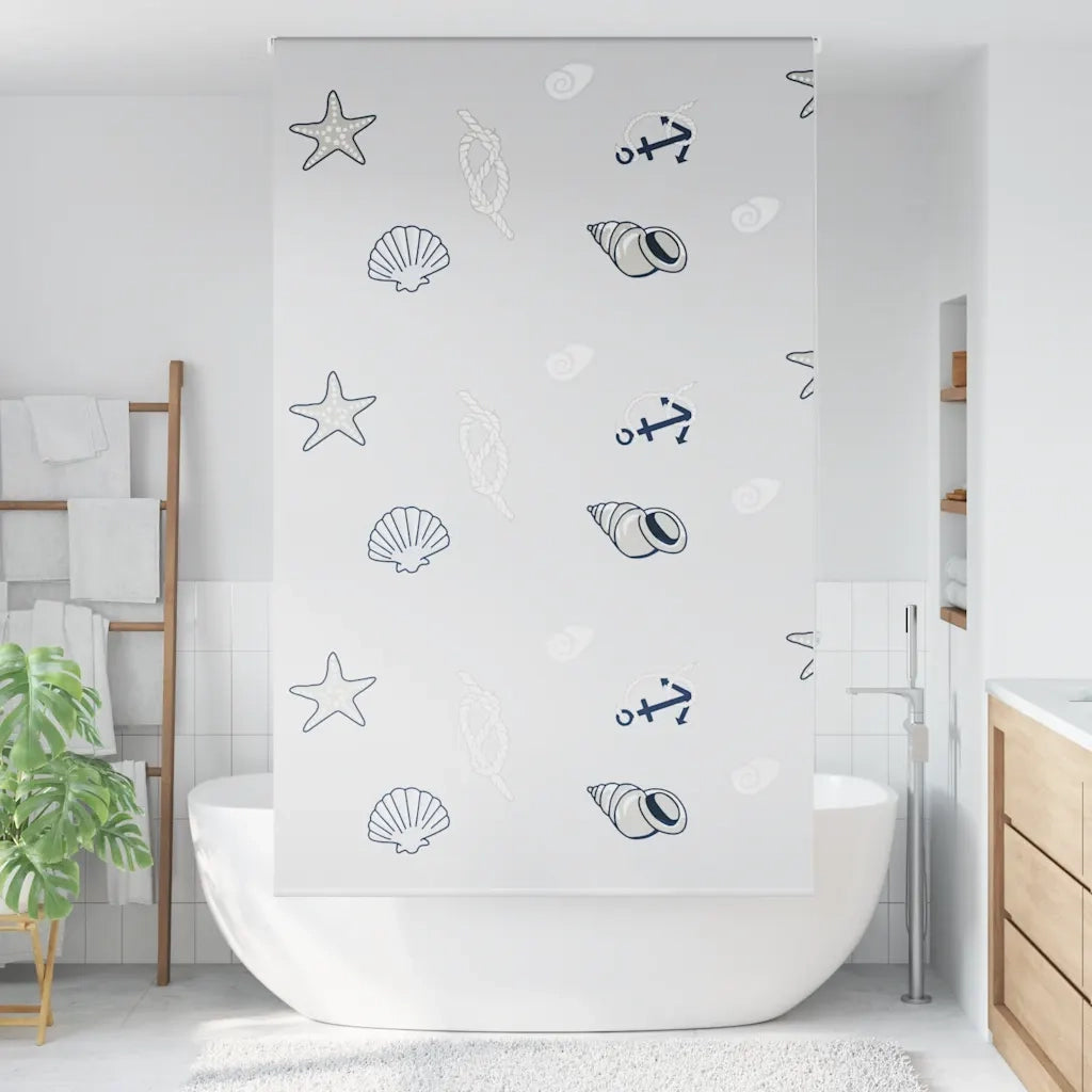 Tenda a rullo | Tenda avvolgibile Doccia 120x240 cm Larghezza Tessuto 116 cm