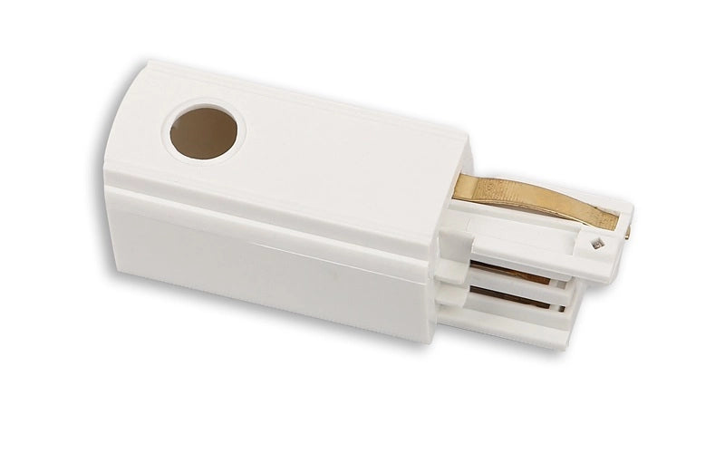 Maxlight terminale alimentazione sinistro 3F bianco