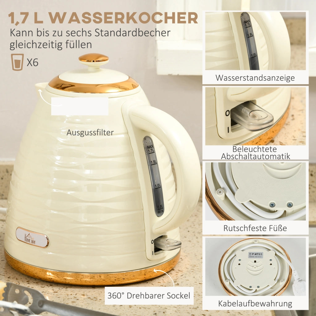 Tostapane e Bollitore 2 in 1 ¨C Minimal ¨C Beige
