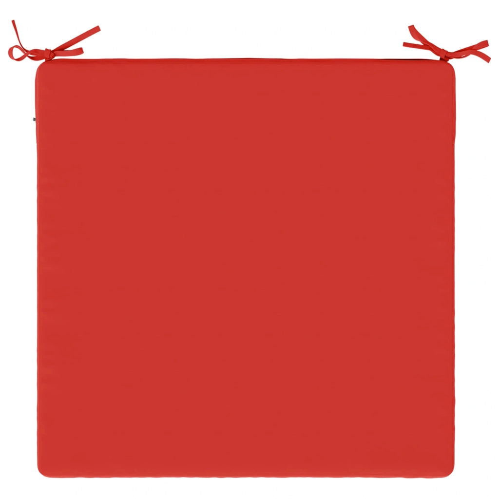 Cuscini per Sedia in 4 Pezzi SOEST 4 pz 100% Poliestere Rosso 944810