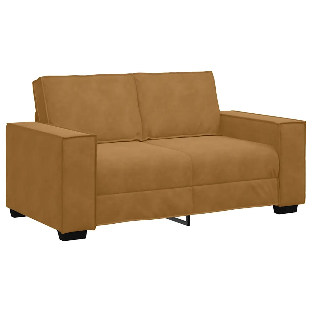Divano a 2 Posti-Sofa 2 Posti marrone 120 cm in Velluto 386846