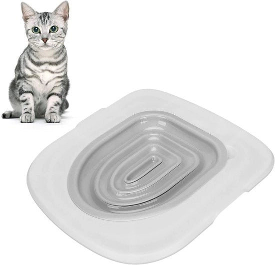 Sistema di addestramento per gatto, set di addestramento per gatto, sistema di addestramento per gatto robusto, addestratore per gatto e urinario per insegnare al vostro gatto a orinare (3#)