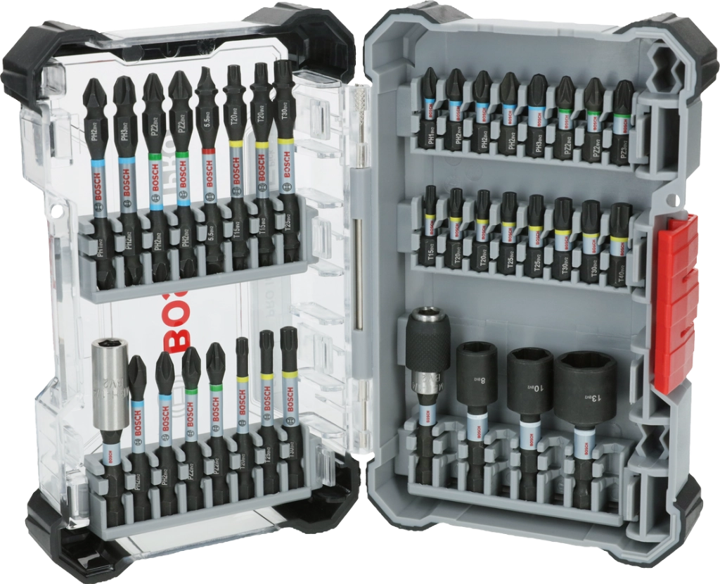Set di bit e chiavi a bussola da 36 pezzi BOSCH 2608522517