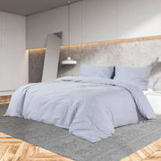Set Copripiumino Grigio 240x220 cm in Cotone 136096