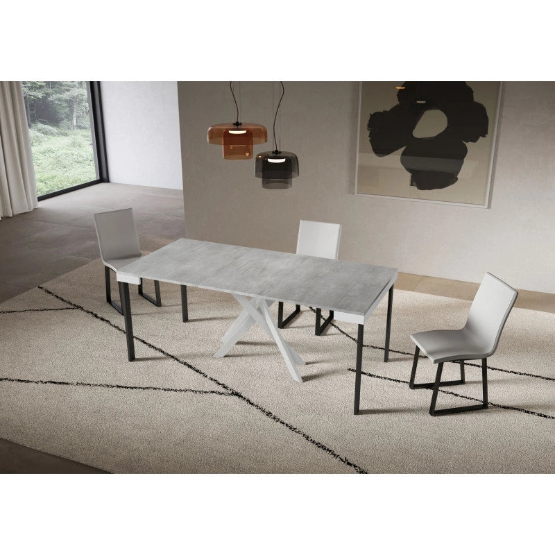 Consolle allungabile 90x40/300 cm Saki Evolution - Cemento