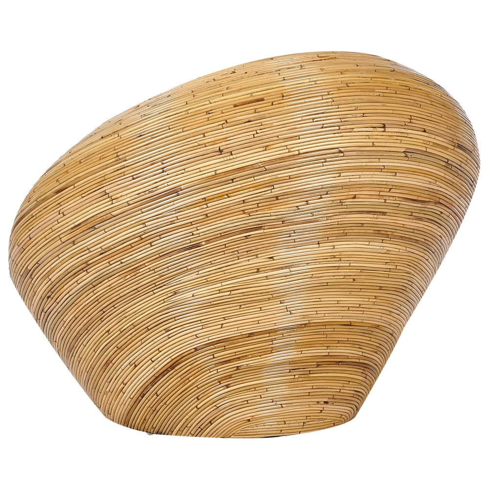 Set di divani da giardino in rattan naturale con cuscini di seduta Beige Poltrone a 2 posti Stile Boho per interni esterni