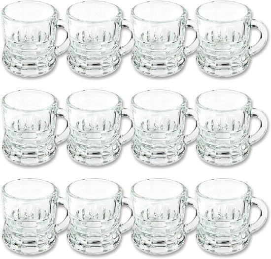 Bicchieri da shot 3cl - Stilizzati e Funzionali - 12 pezzi