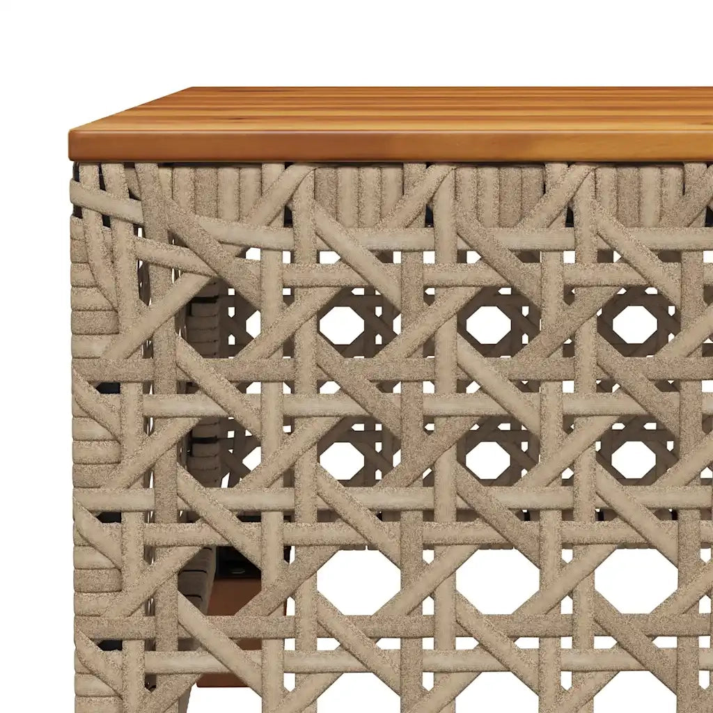 Set Divano da Giardino 6 pz con Cuscini Beige in Polyrattan 3261844