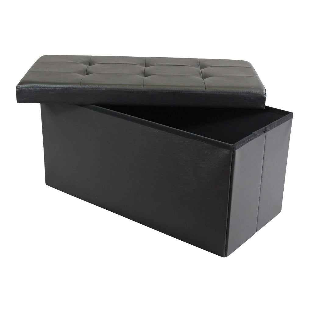 Pouf contenitore in similpelle - HARRIS