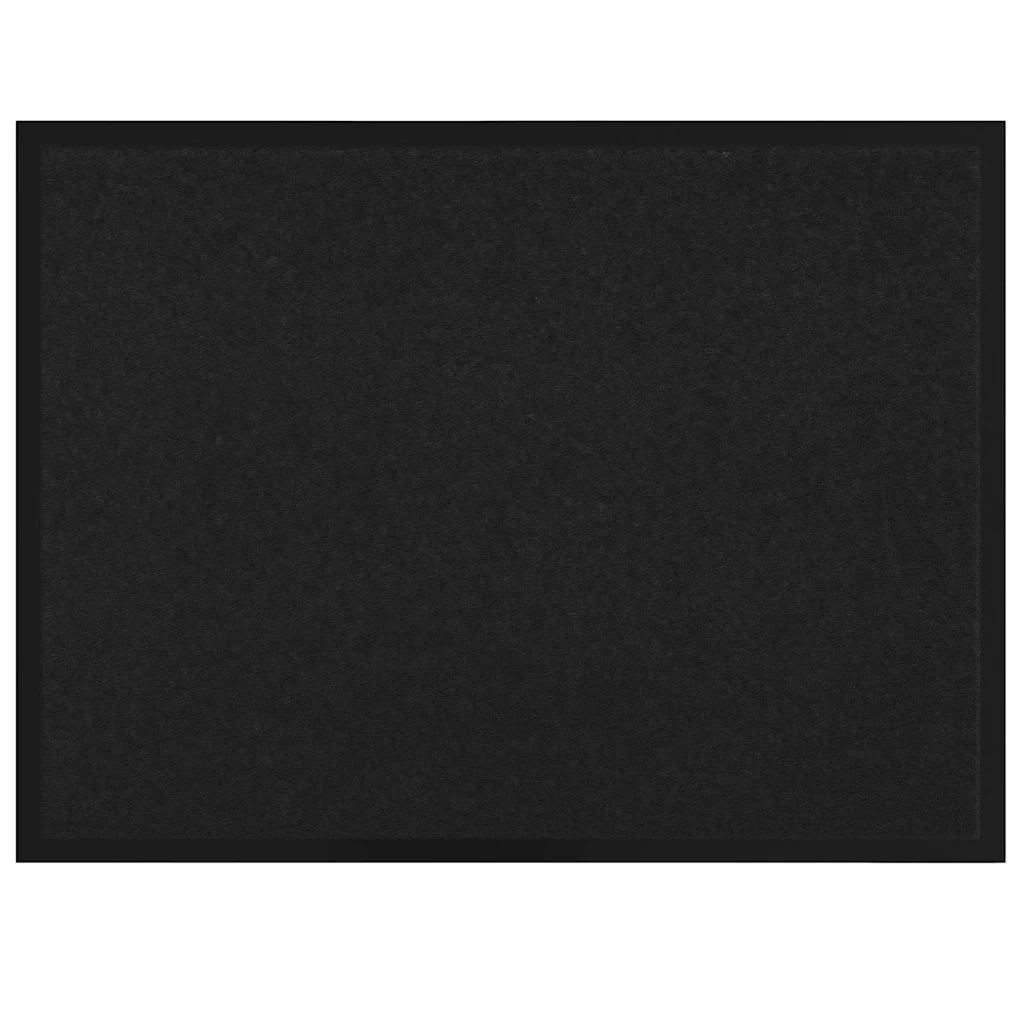 Tappetino Nero 60 x 40 x 1.2 cm Tessuto Teddy 42013438