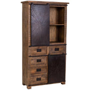 Armadio in legno marrone 100x42x190h cm