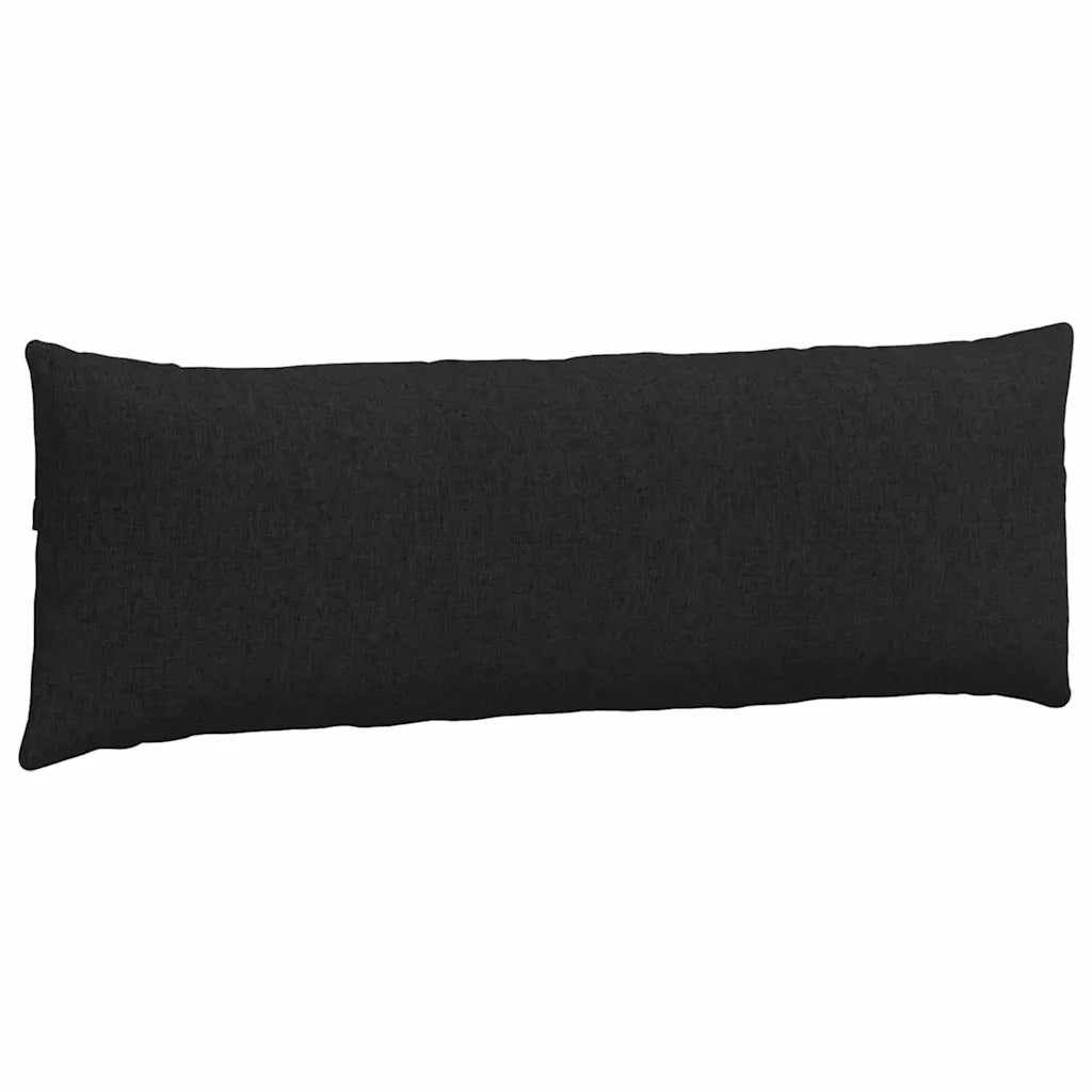 Cuscini da Divano 2 pcs Nero 120 x 40 cm Tessuto 42013784