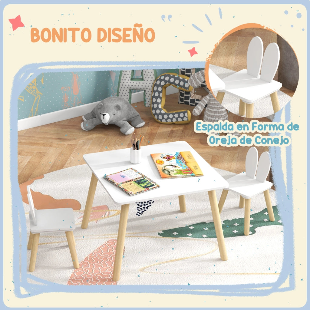 Tavolo da pranzo per bambini ¨C Minimal ¨C Bianco